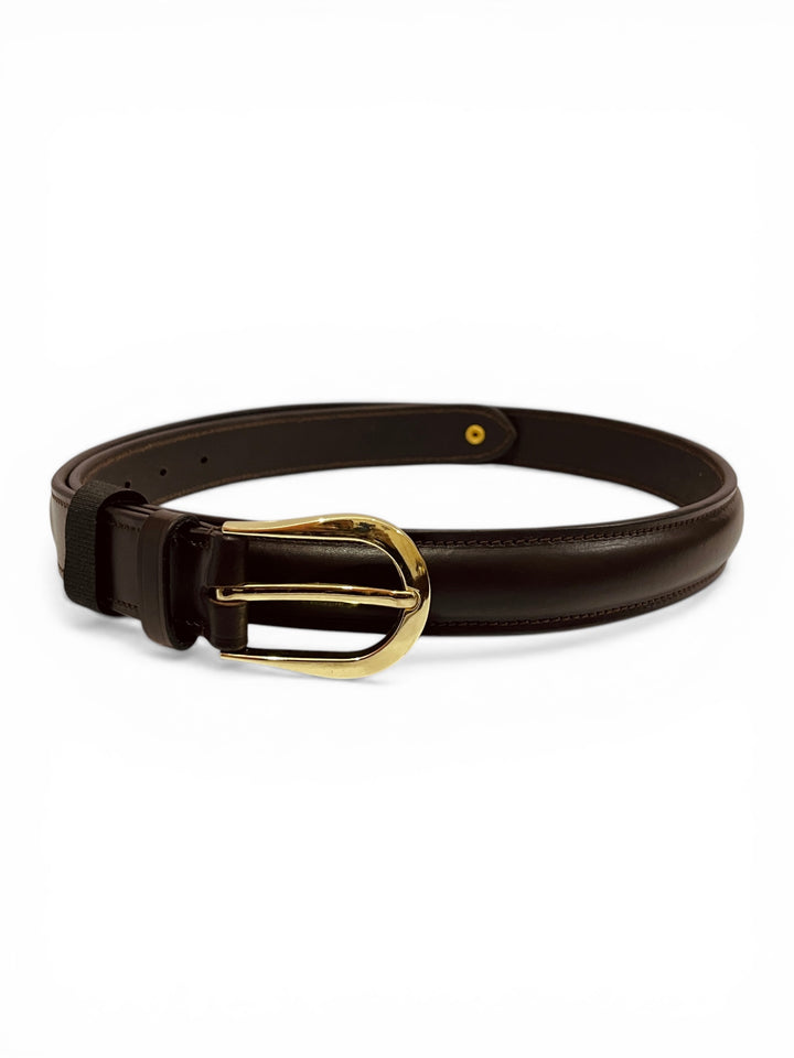 Exclusively Designed Raised Leather Belt With Horse Shoe Designed Buckle in 28MM.