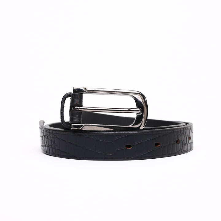 Women Black Milano Belt