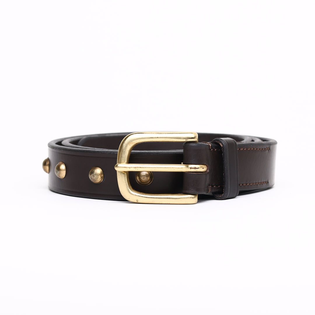 Women CAPE Elite Bling Brass Buckle Belt
