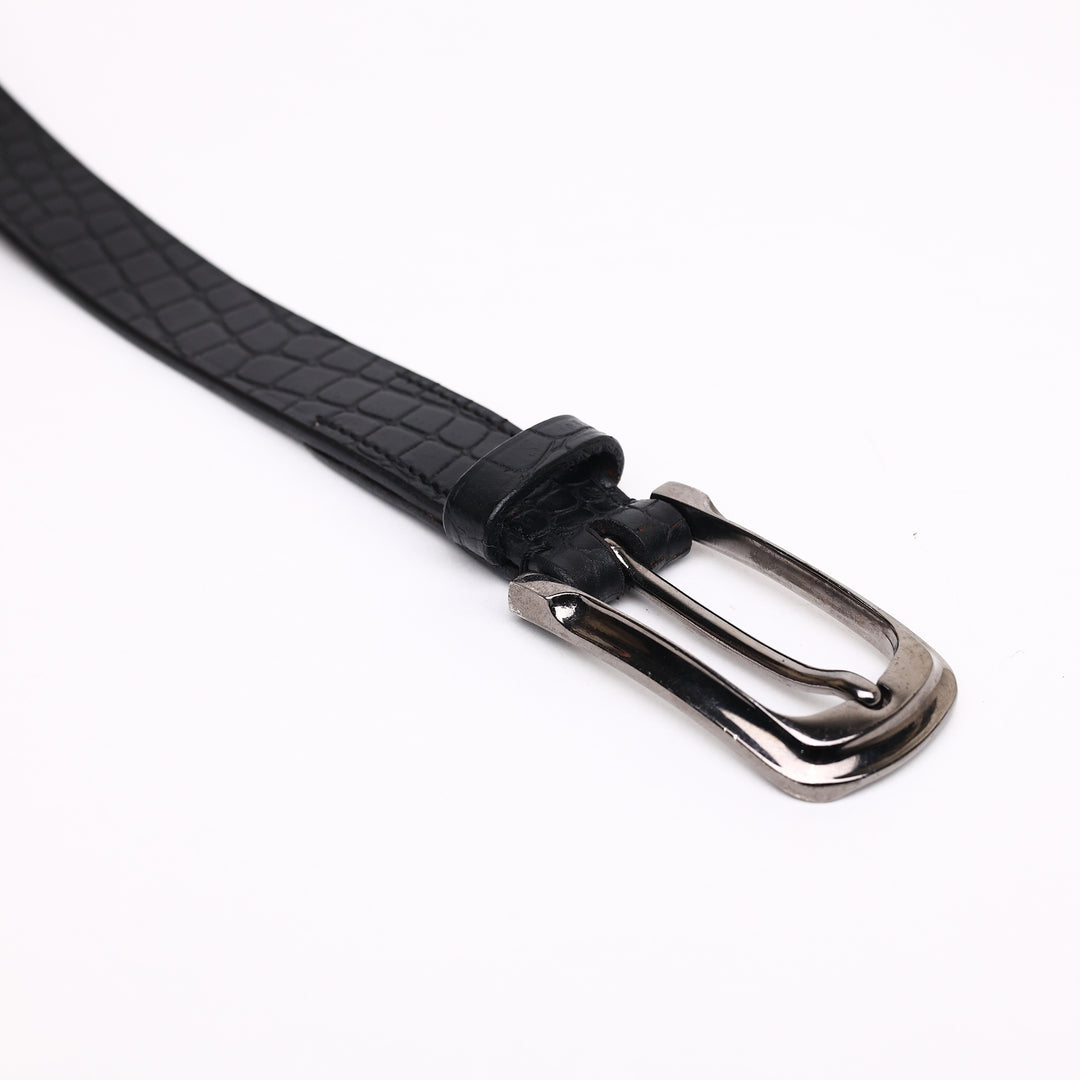 Women Black Milano Belt