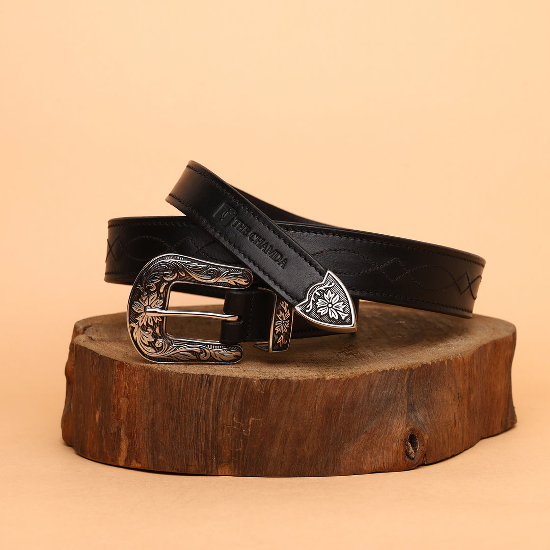 Women Minimalistic Texas Western Belt