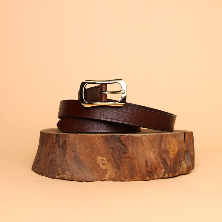 Women ITALIANO Oak Minimalistic Belt