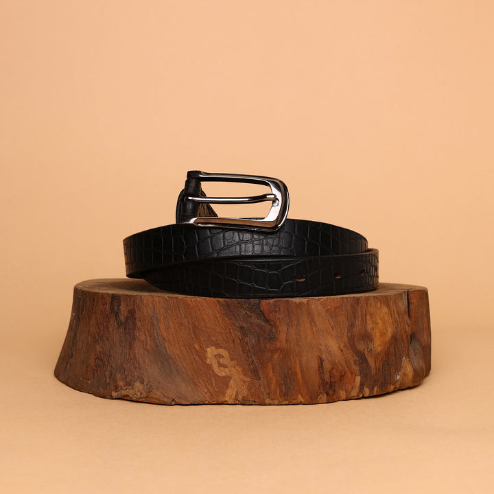 Women Black Milano Belt