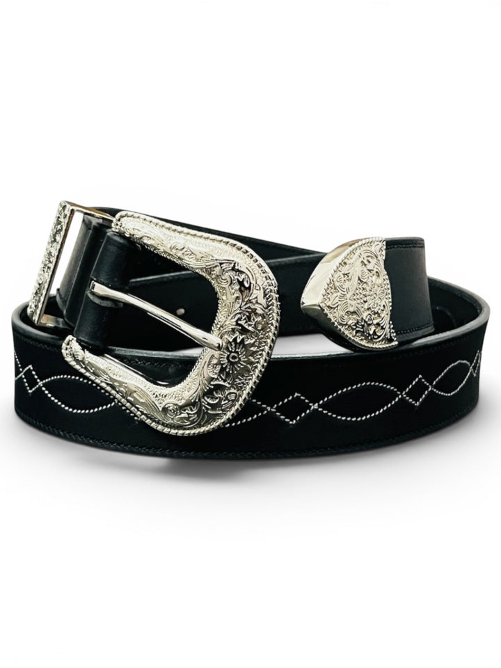 Texas Belt Western Fancy Stitched Belt