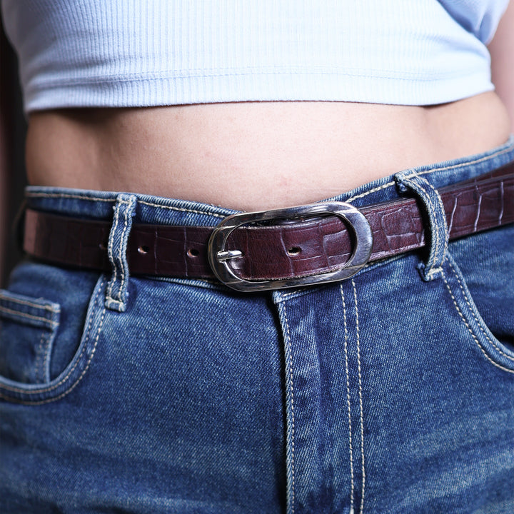 Women ITALIANO Cherry Minimalistic Belt