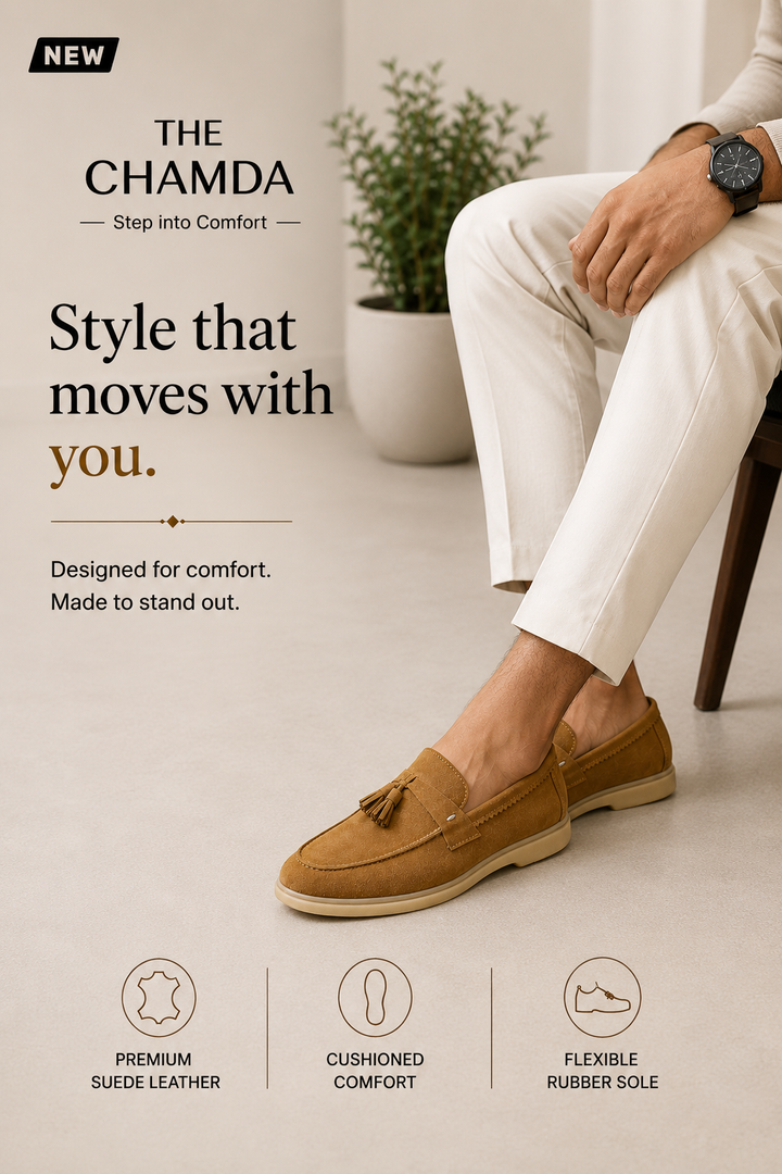 Cape Camel Suede Loafer/ Tassels