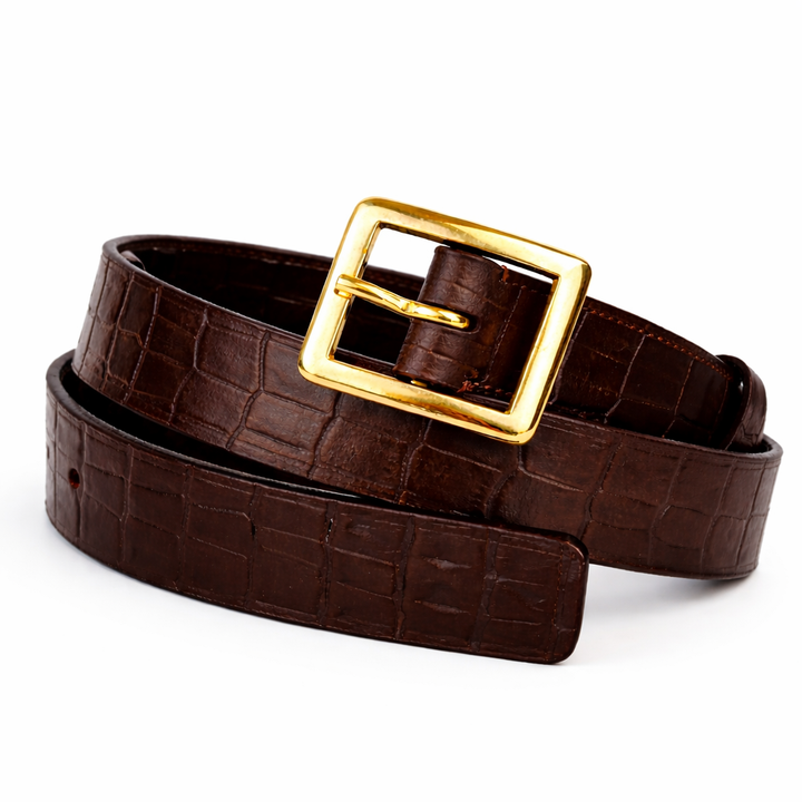 Urban Croco Brown Belt