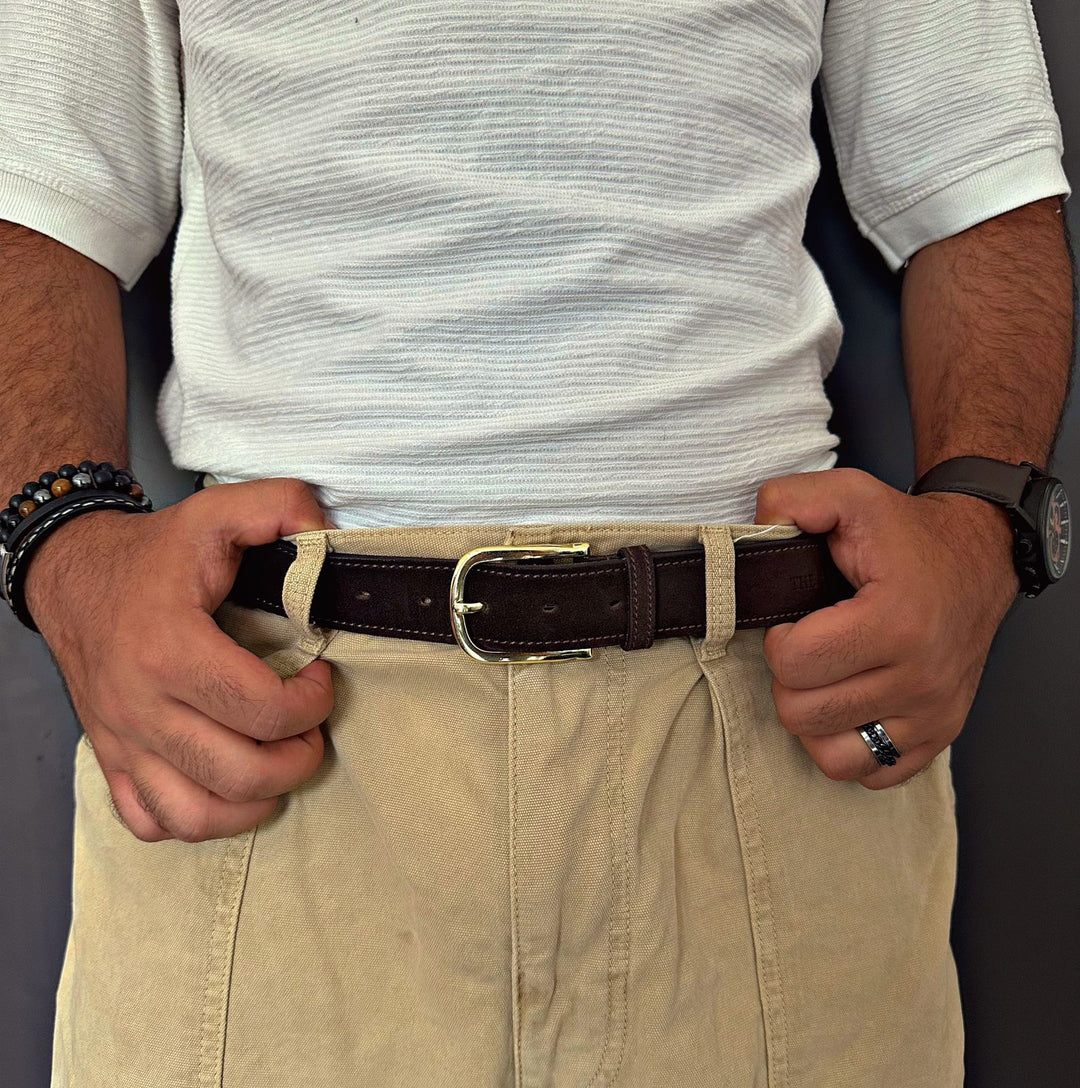 Suede Leather Belts