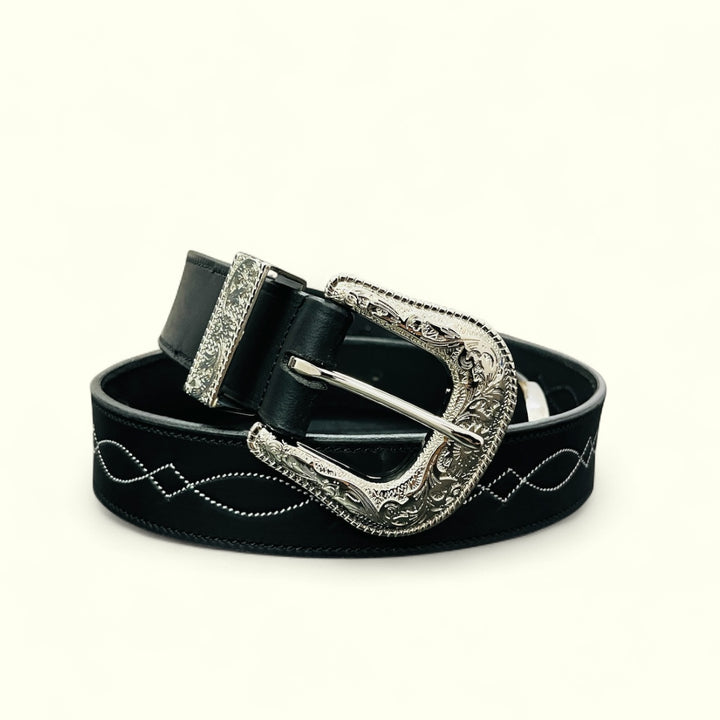 Texas Belt Western Fancy Stitched Belt