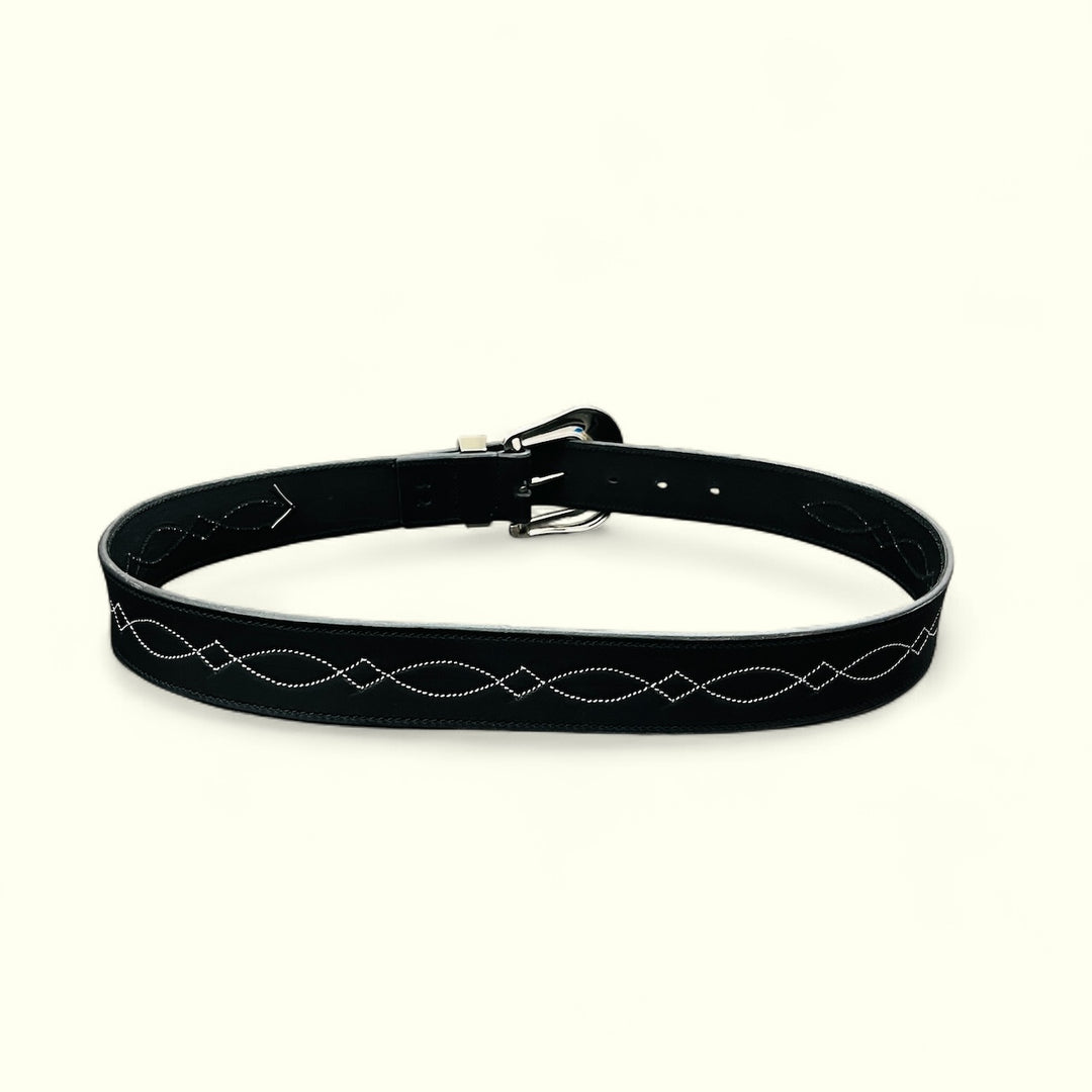 Texas Belt Western Fancy Stitched Belt
