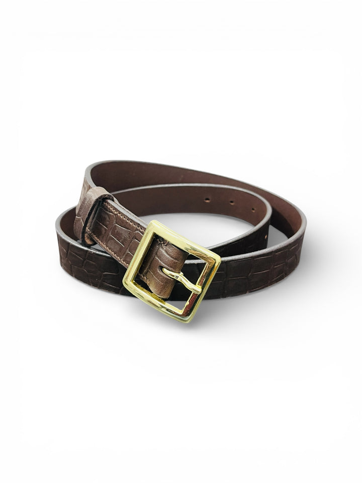Urban Croco Brown Belt