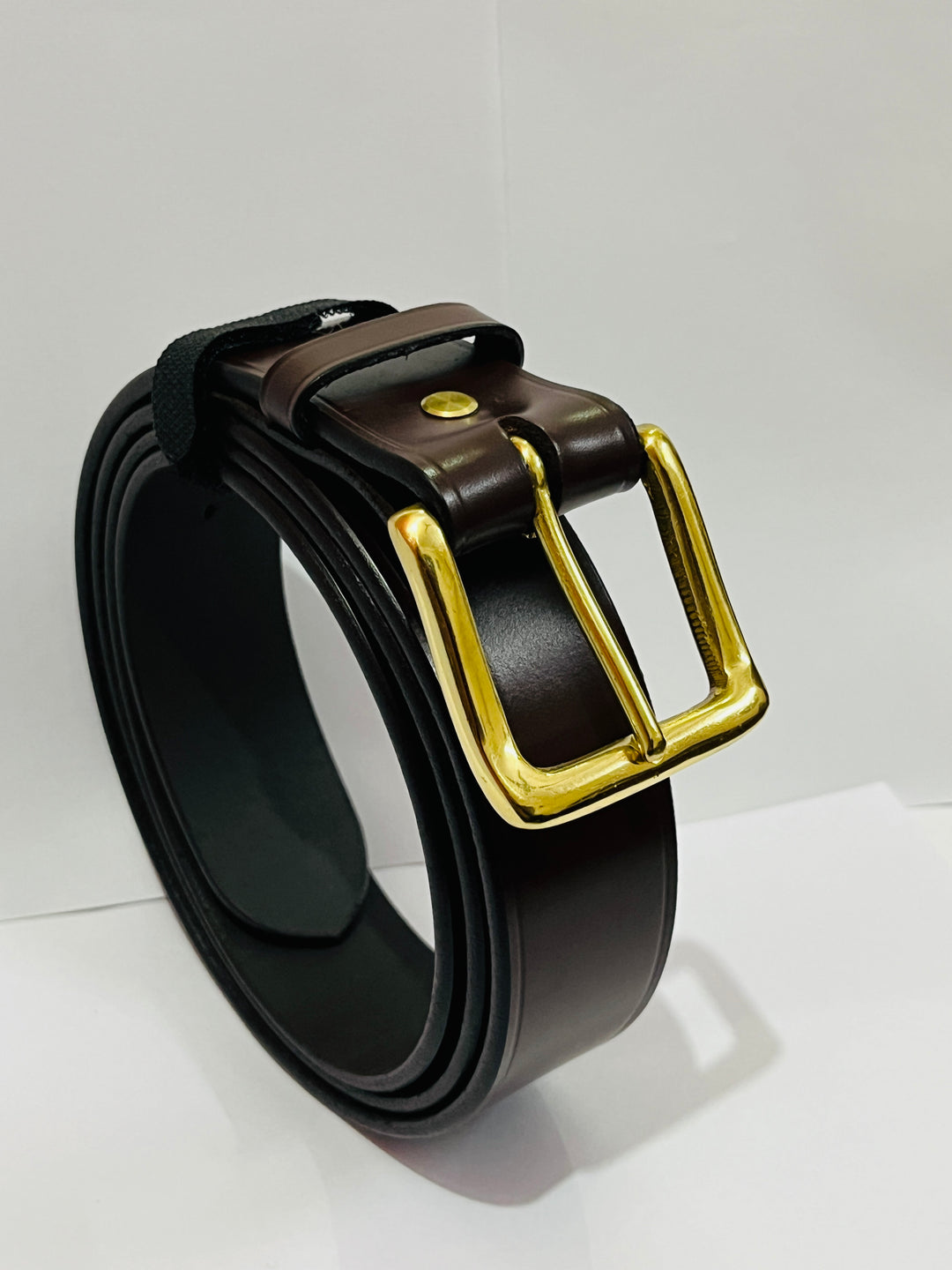 ITALIAN FLAT LEATHER BELT